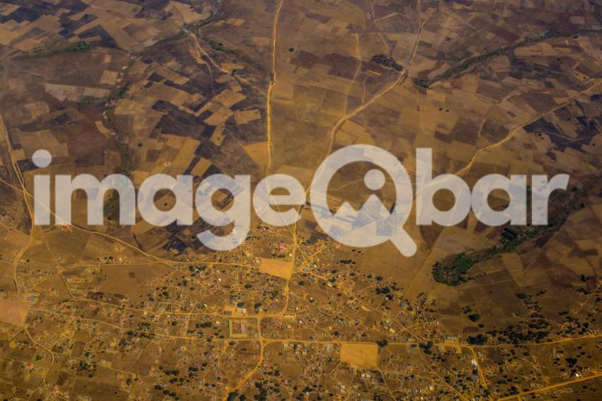 bird view over Luena